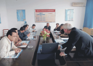 2010年在潞安集团进行技术交流